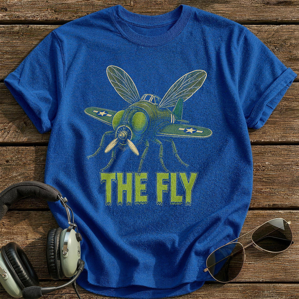Compound Eyes Climb T-Shirt - Royal