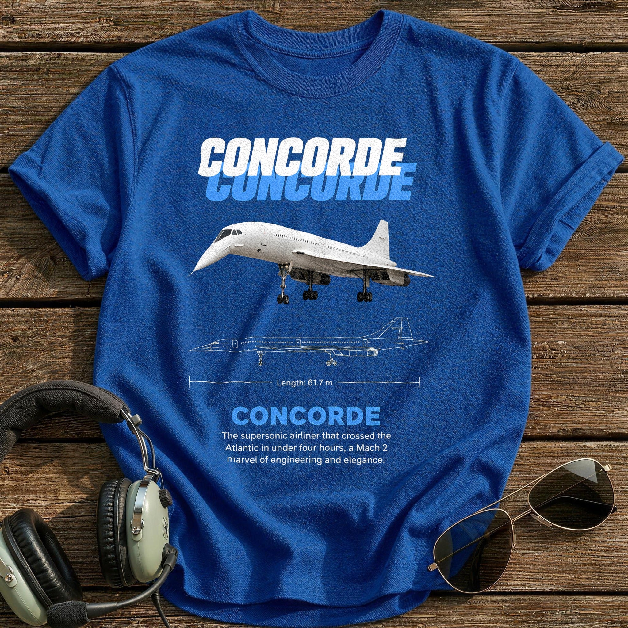 Concorde 87 T-Shirt - Royal