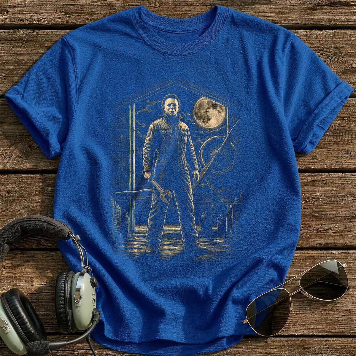 Coverall Scene 27 T-Shirt - Royal
