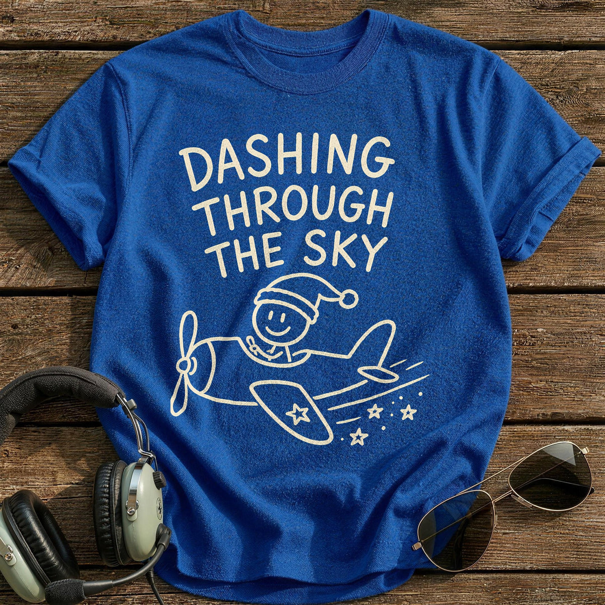 Dashing Sky 58 T-Shirt - Royal