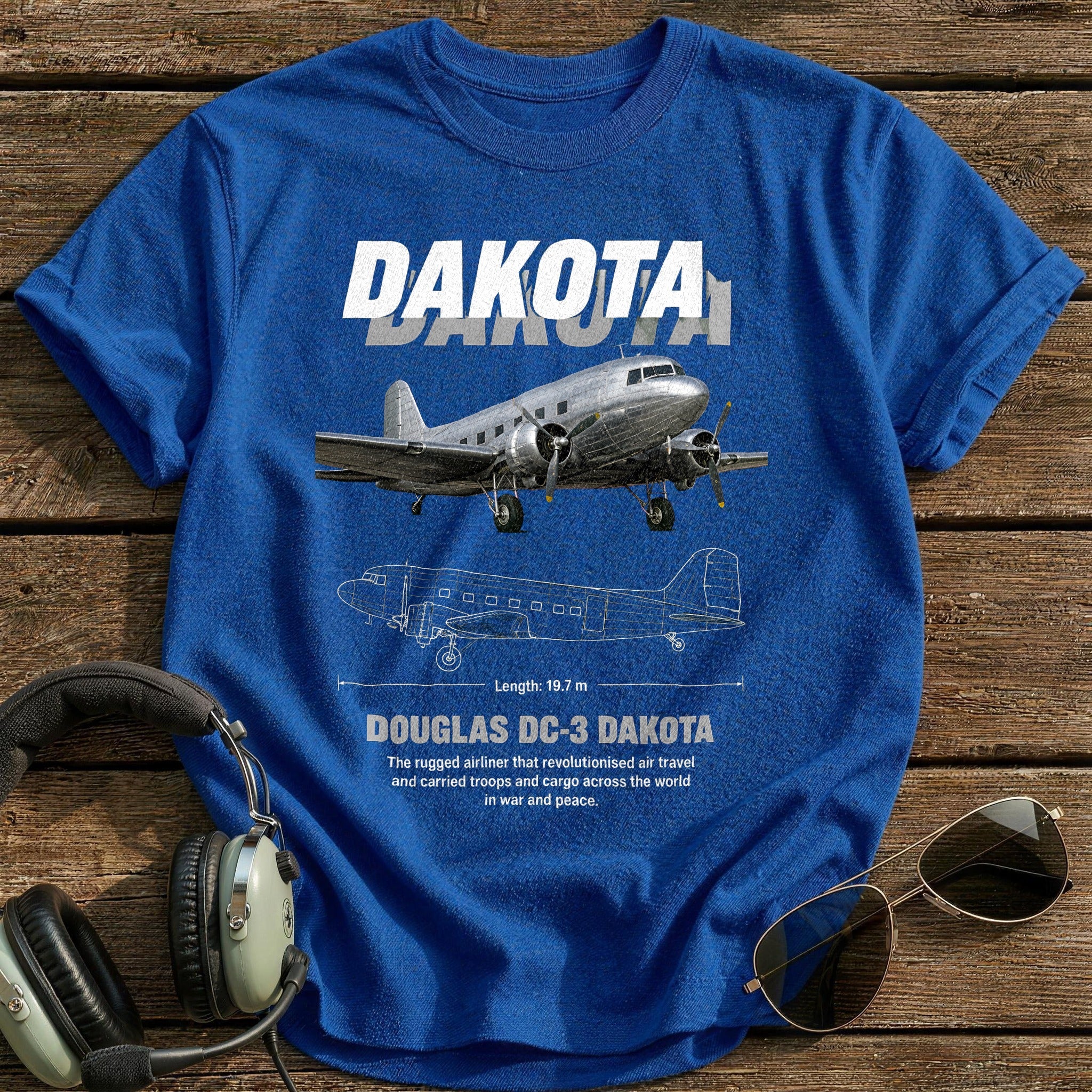 Dc3 26 T-Shirt - Royal