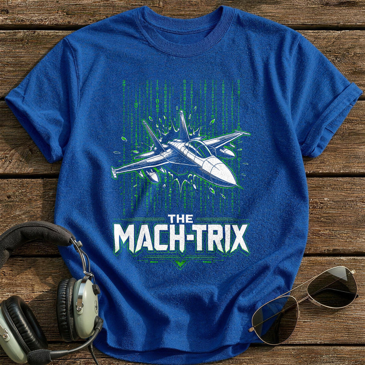 Digital Descent T-Shirt - Royal