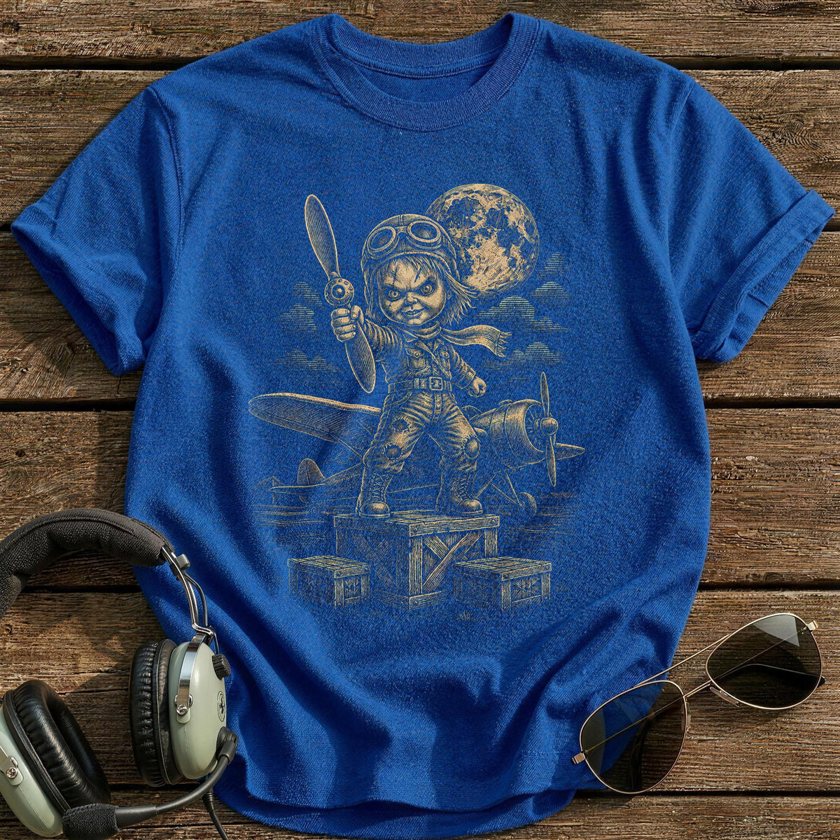 Doll Scene 30 T-Shirt - Royal
