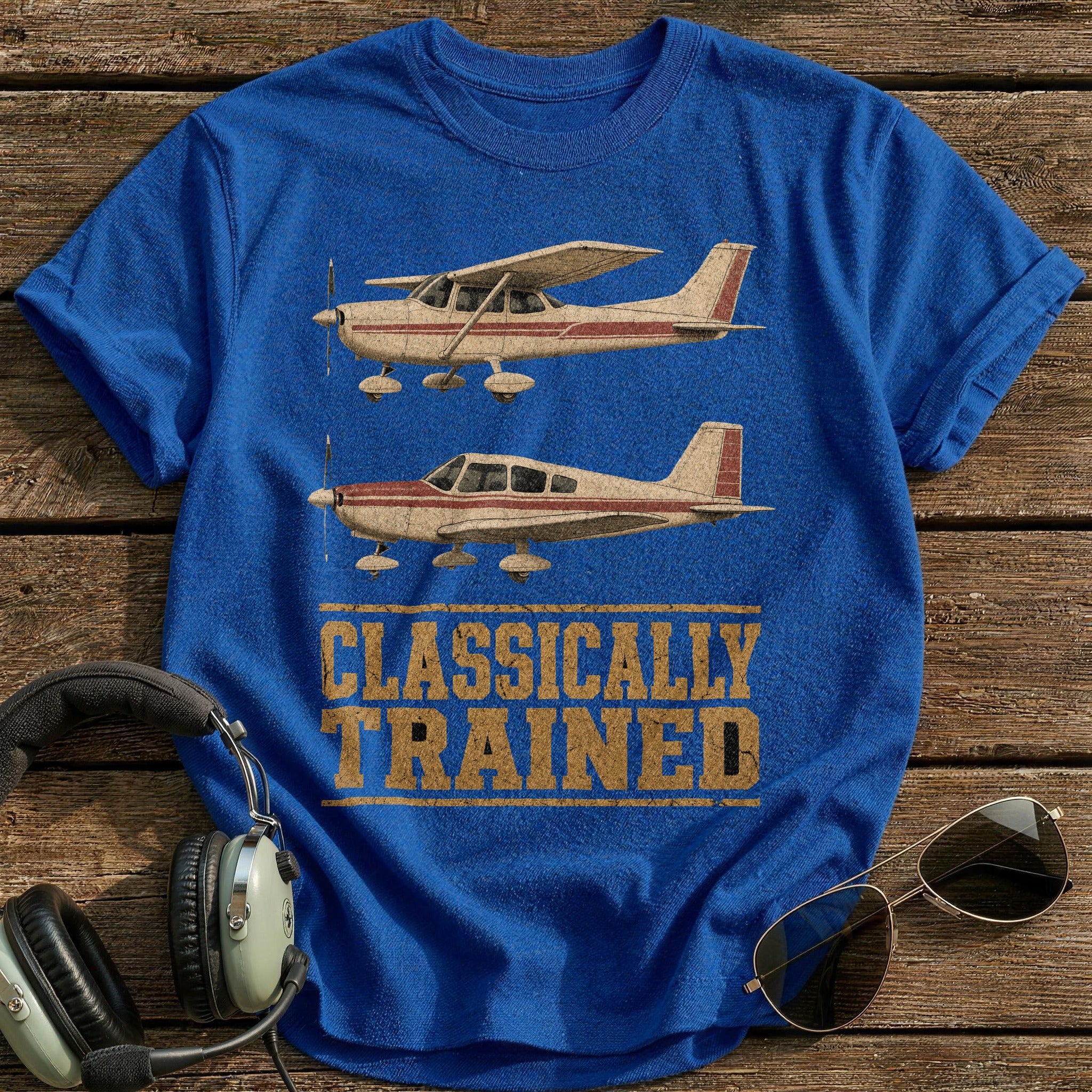 Dual Trainer Heritage T-Shirt - Royal