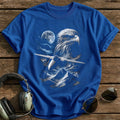 Eagle Jet Mountains T-Shirt - Royal