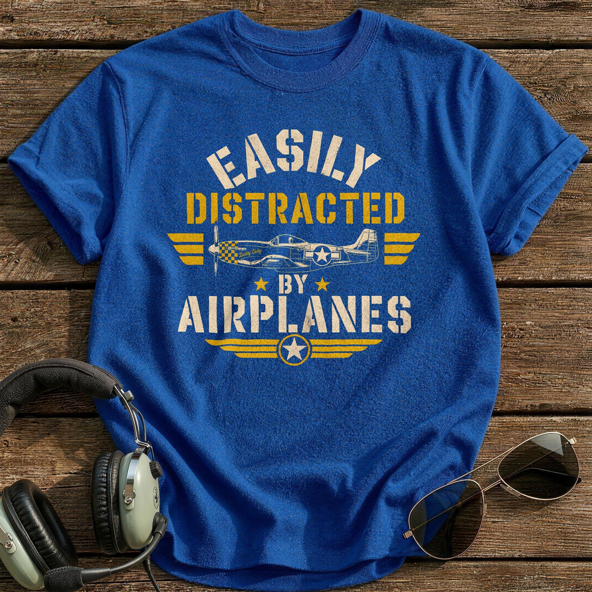 Easily Distracted By Airplanes - Royal