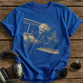 Einstein At The Controls T-Shirt - Royal