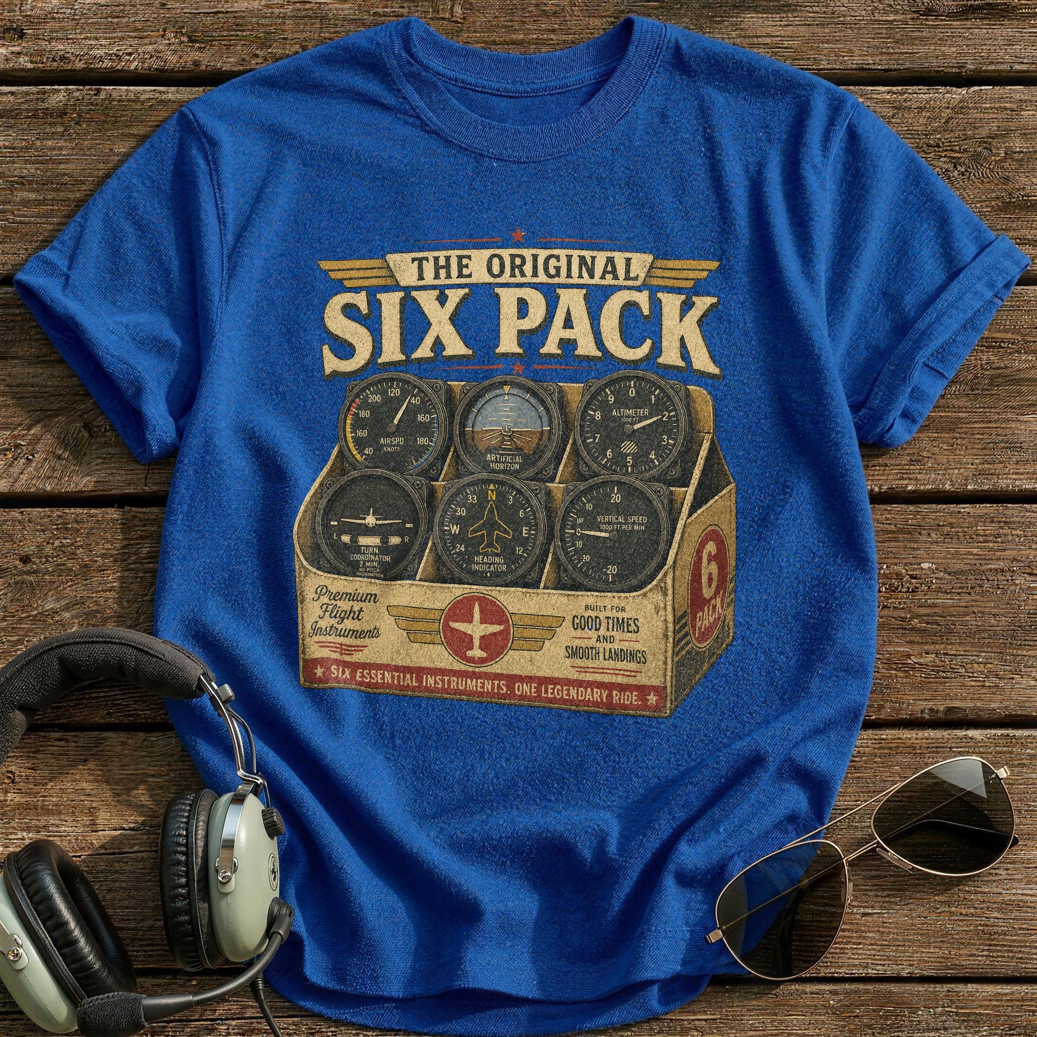 Essential Six T-Shirt - Royal