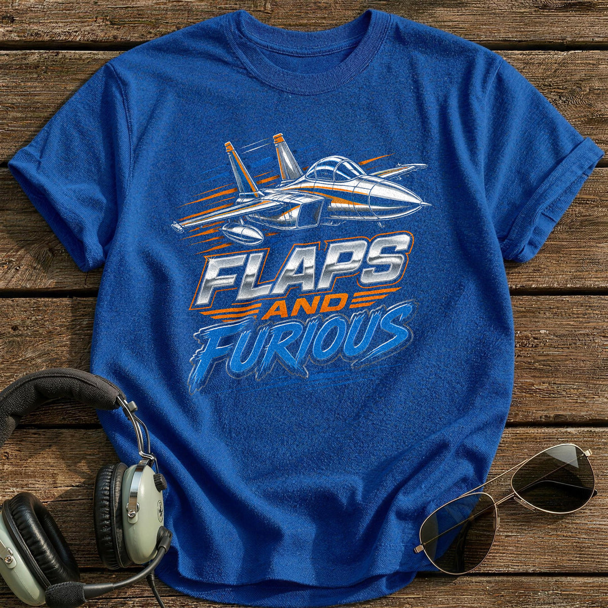 Flaps & Furious T-Shirt - Royal