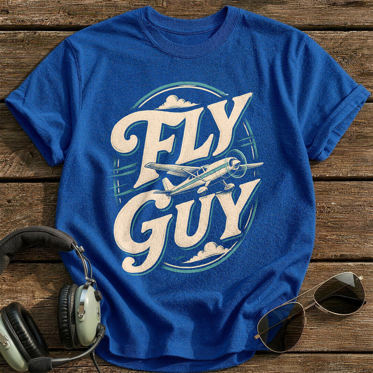 Fly Guy 22 T-Shirt - Royal