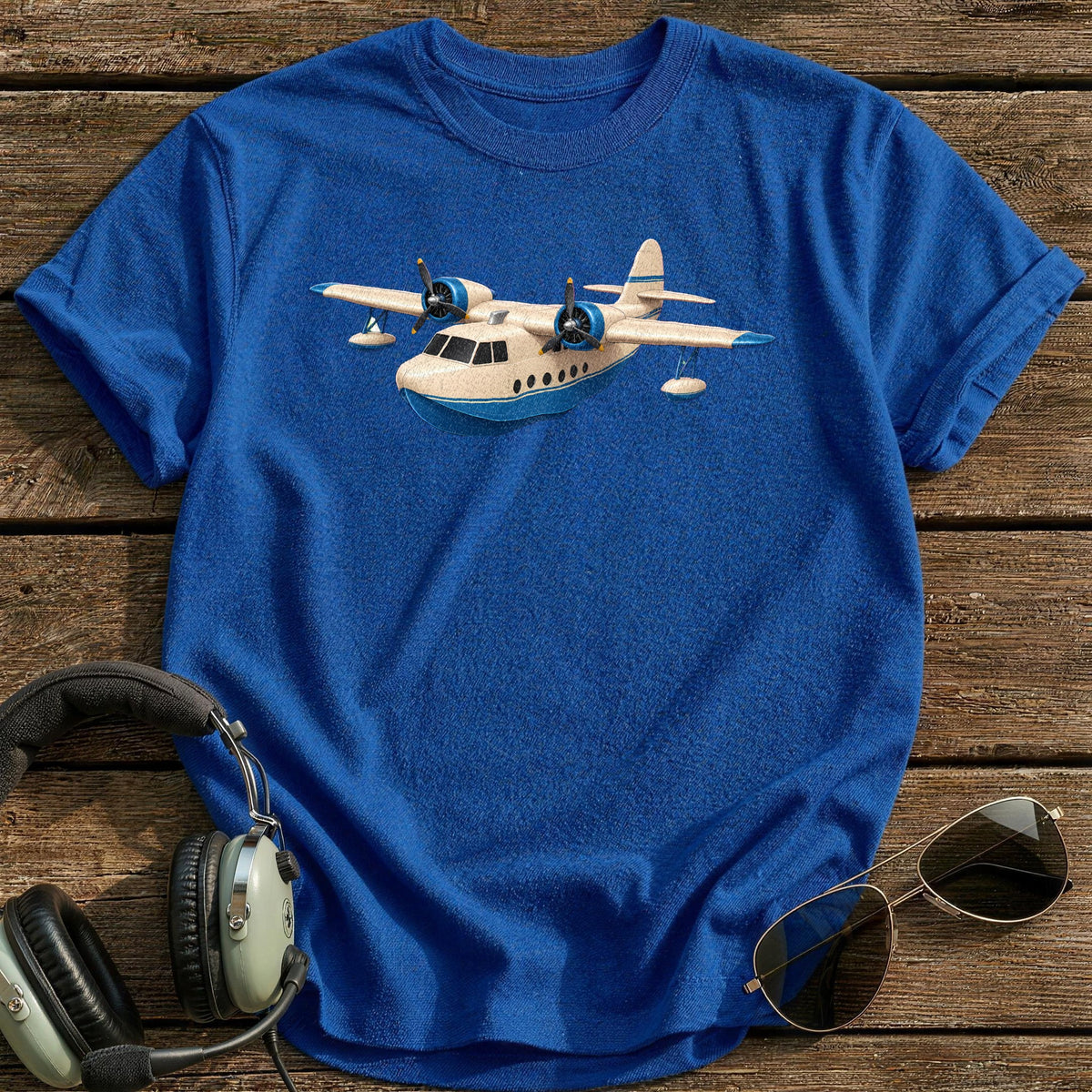 Flying Boat 51 T-Shirt - Royal