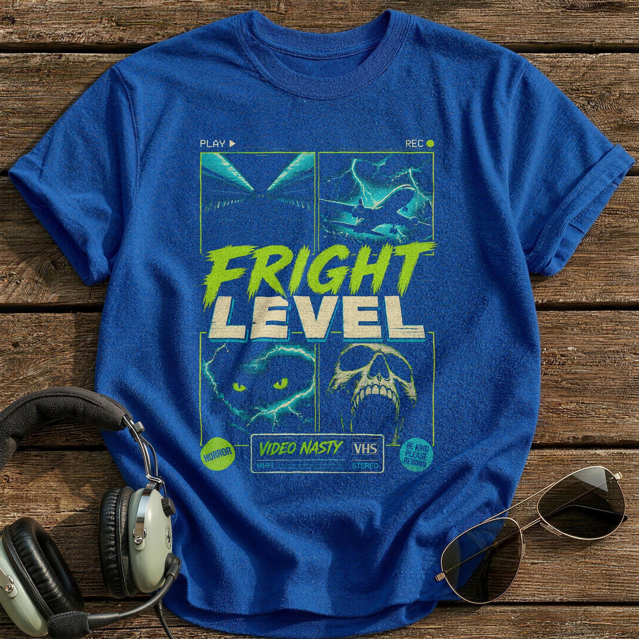 Fright Level 14 T-Shirt - Royal