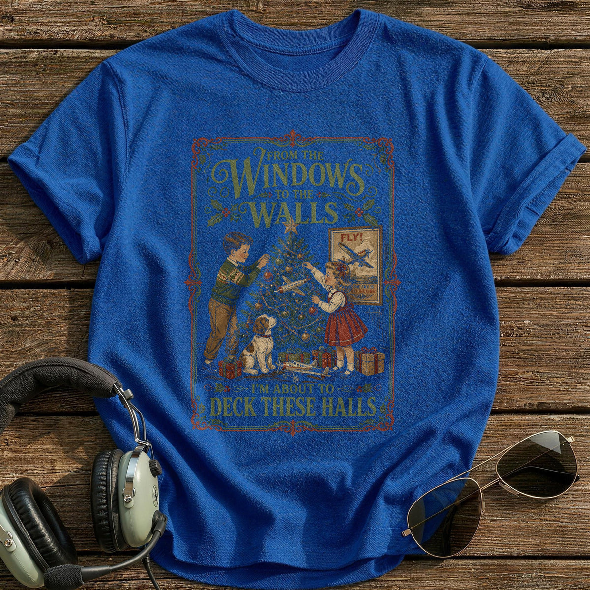 From The Windows To The Walls 62 T-Shirt - Royal