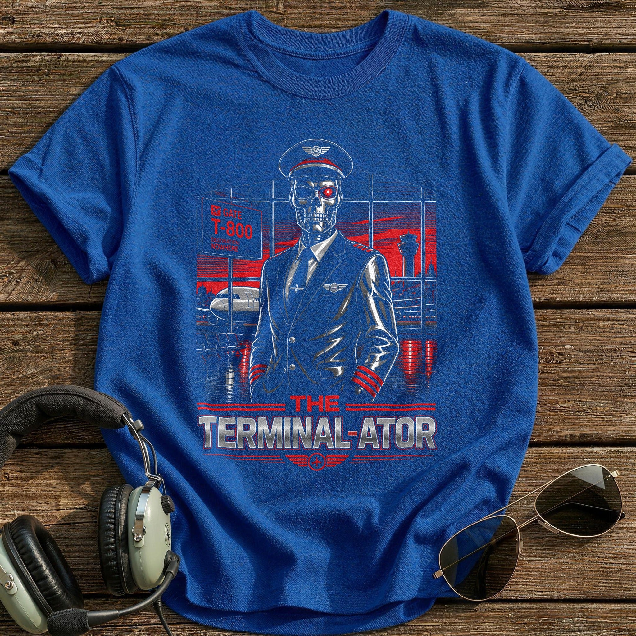 Gate Agent T-Shirt - Royal