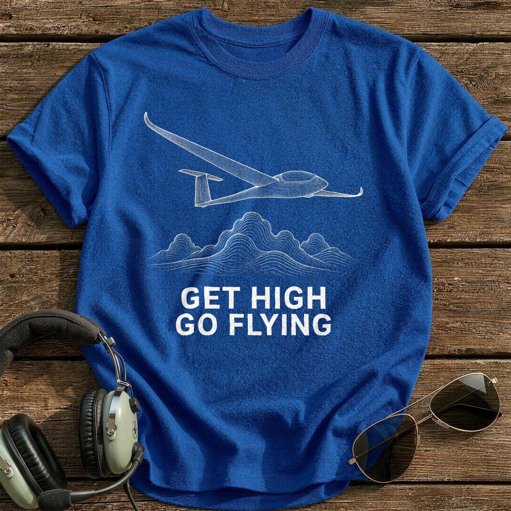 Get High Flying 57 T-Shirt - Royal