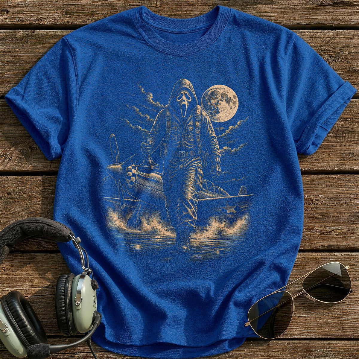 Ghostface Scene 68 T-Shirt - Royal