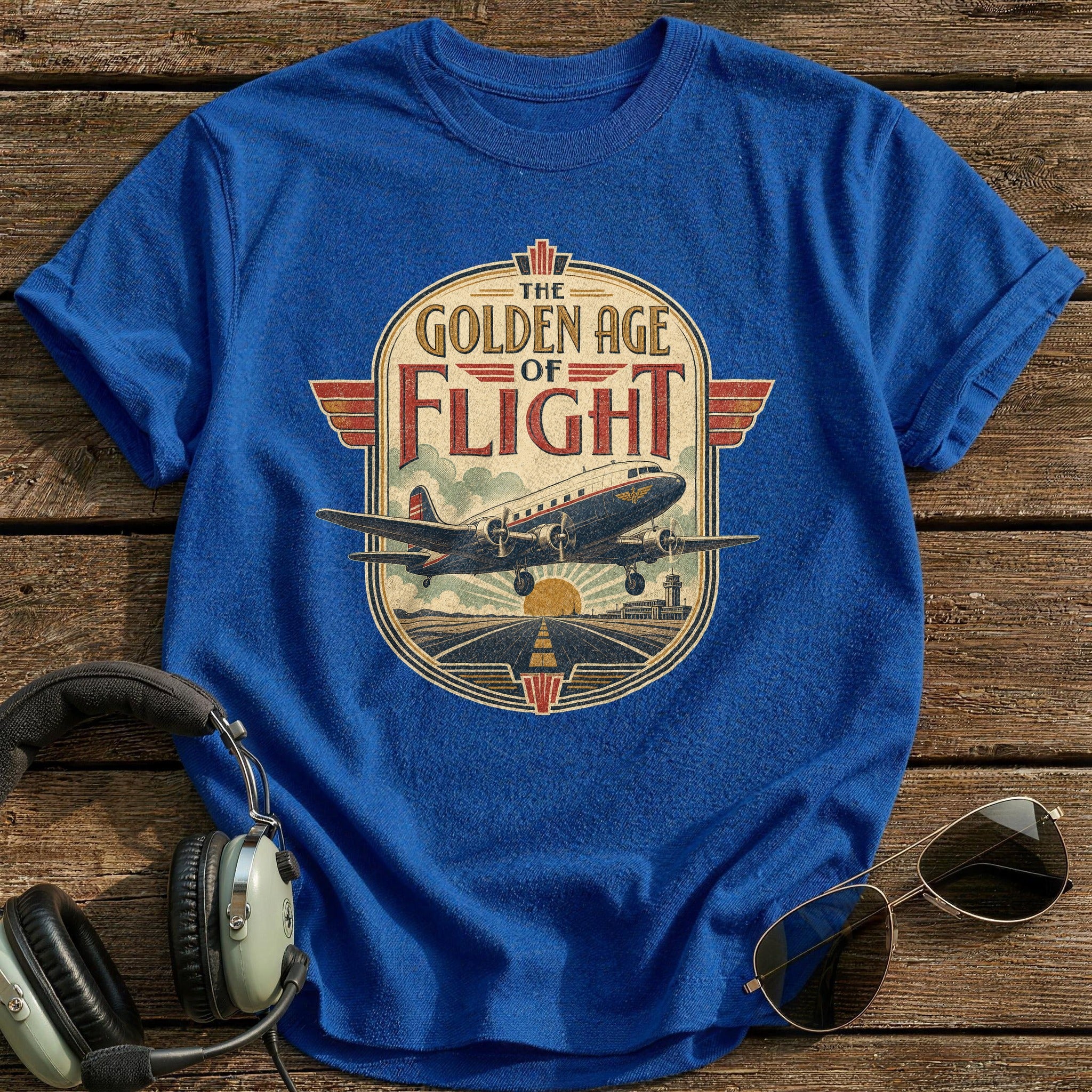 Golden Age Ascent T-Shirt - Royal