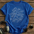 Golden Age Clouds T-Shirt - Royal