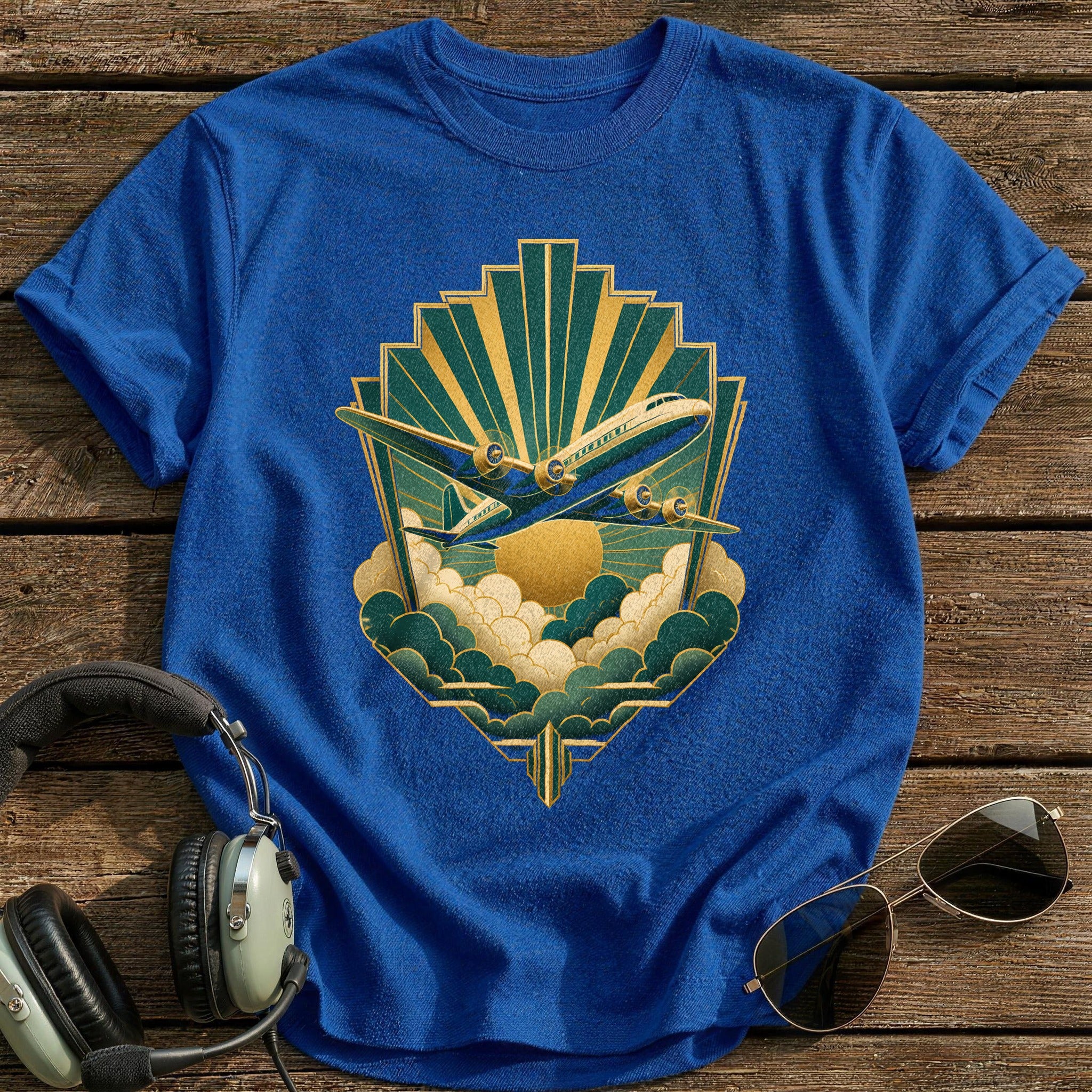 Golden Hour Formation T-Shirt - Royal