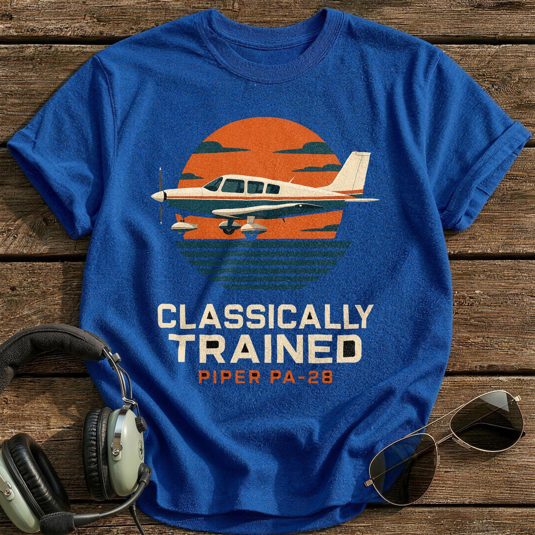 Golden Hour Trainer T-Shirt - Royal