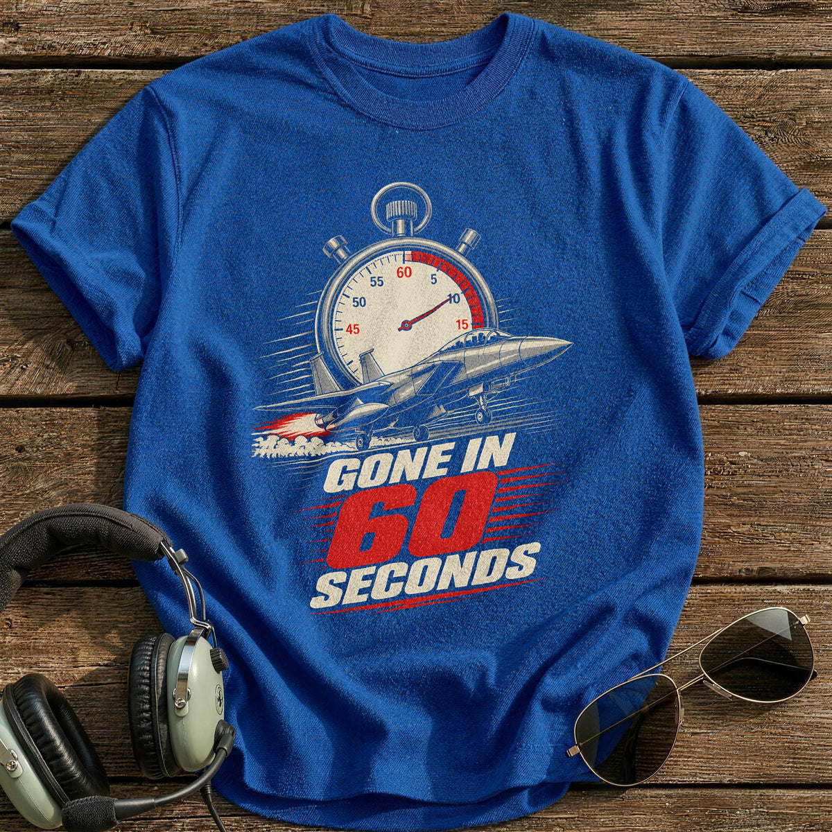 Gone In 60 Seconds T-Shirt - Royal