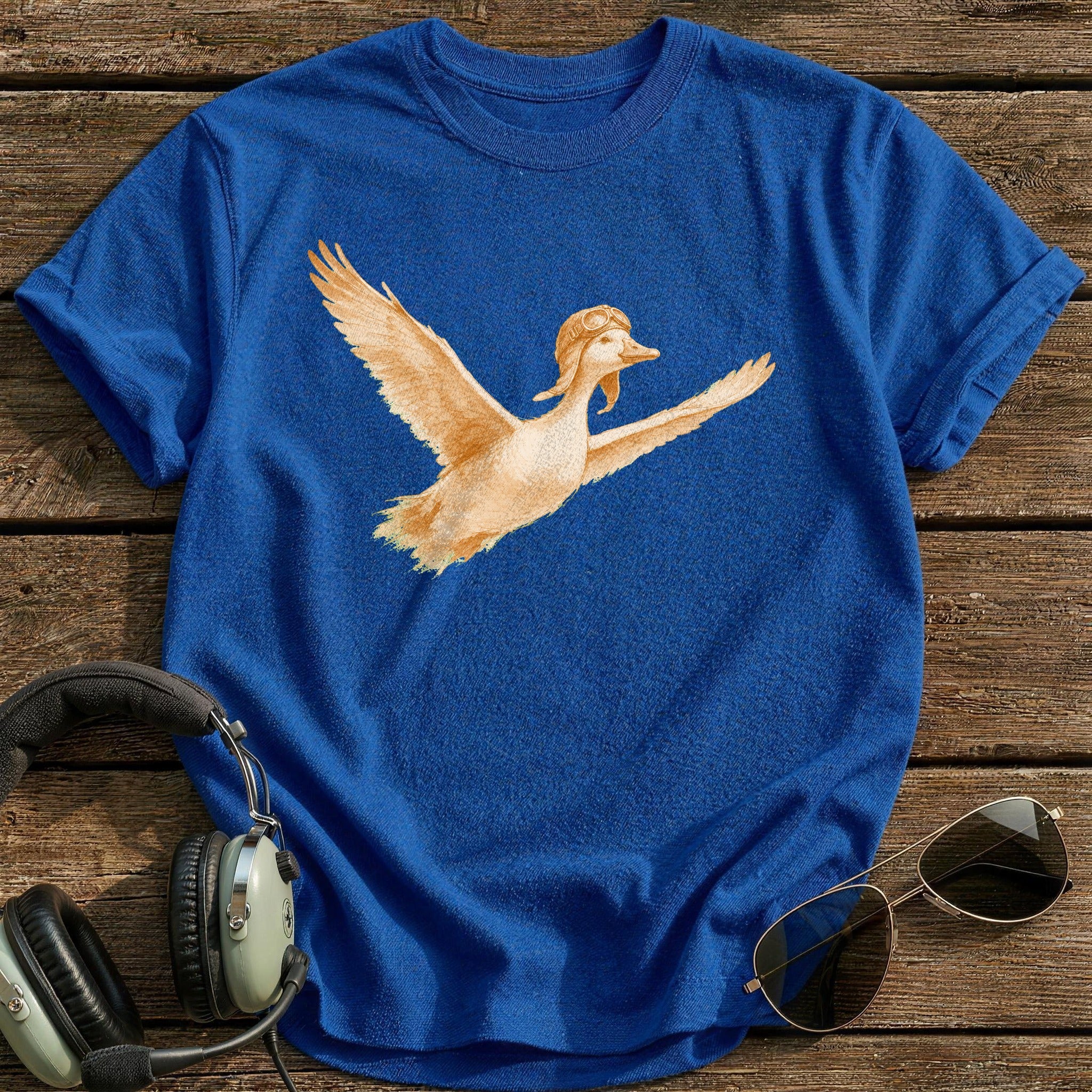 Goose on Final T-Shirt - Royal