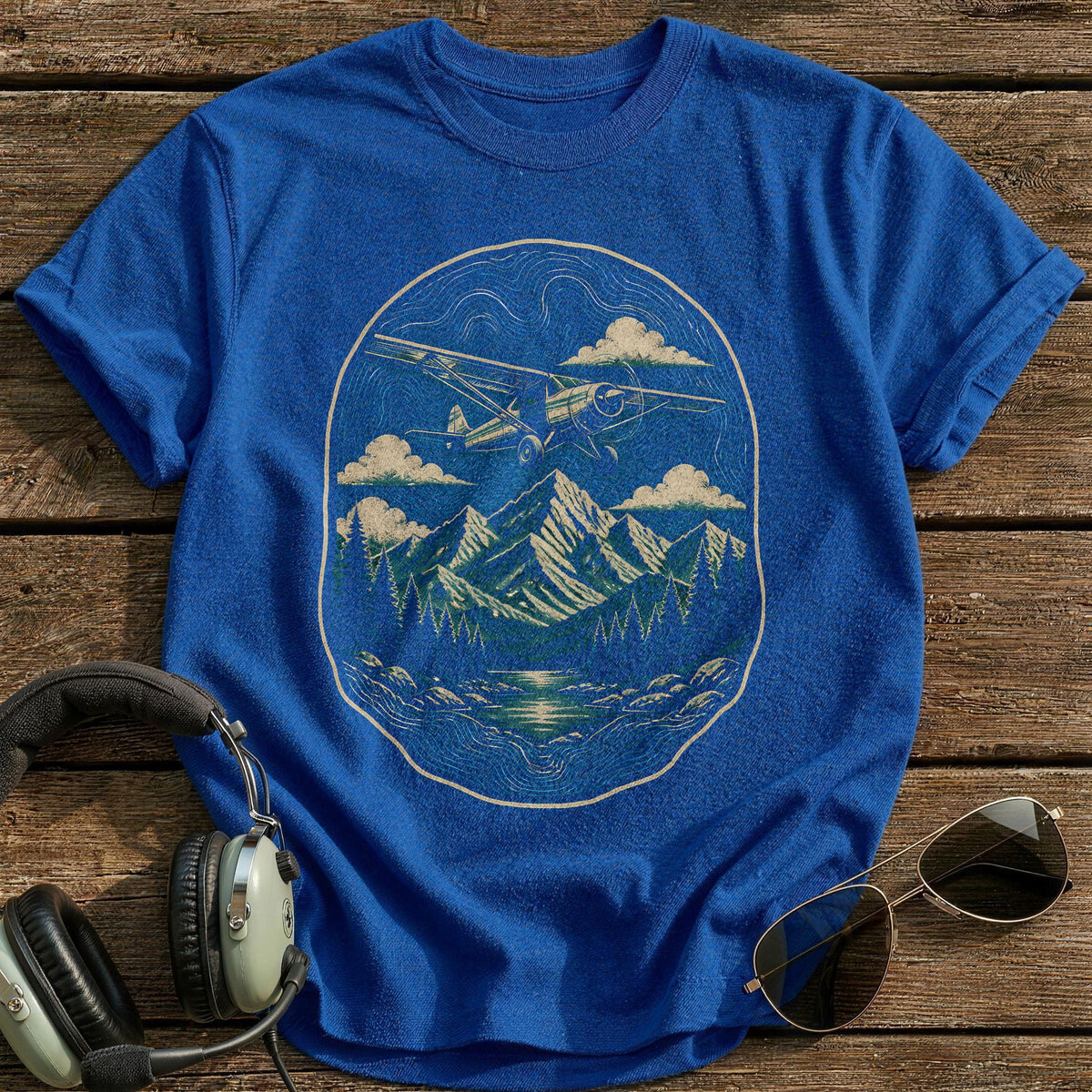 Gorpcore Bushplane 60 T-Shirt - Royal
