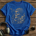Ground Crew Skull Knit Cap T-Shirt - Royal