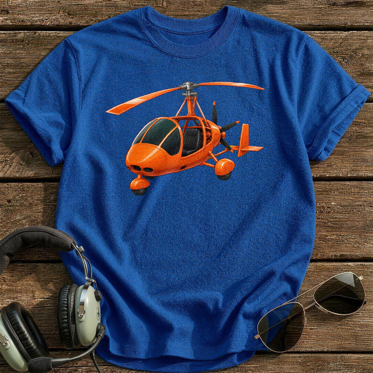 Gyrocopter 36 T-Shirt - Royal