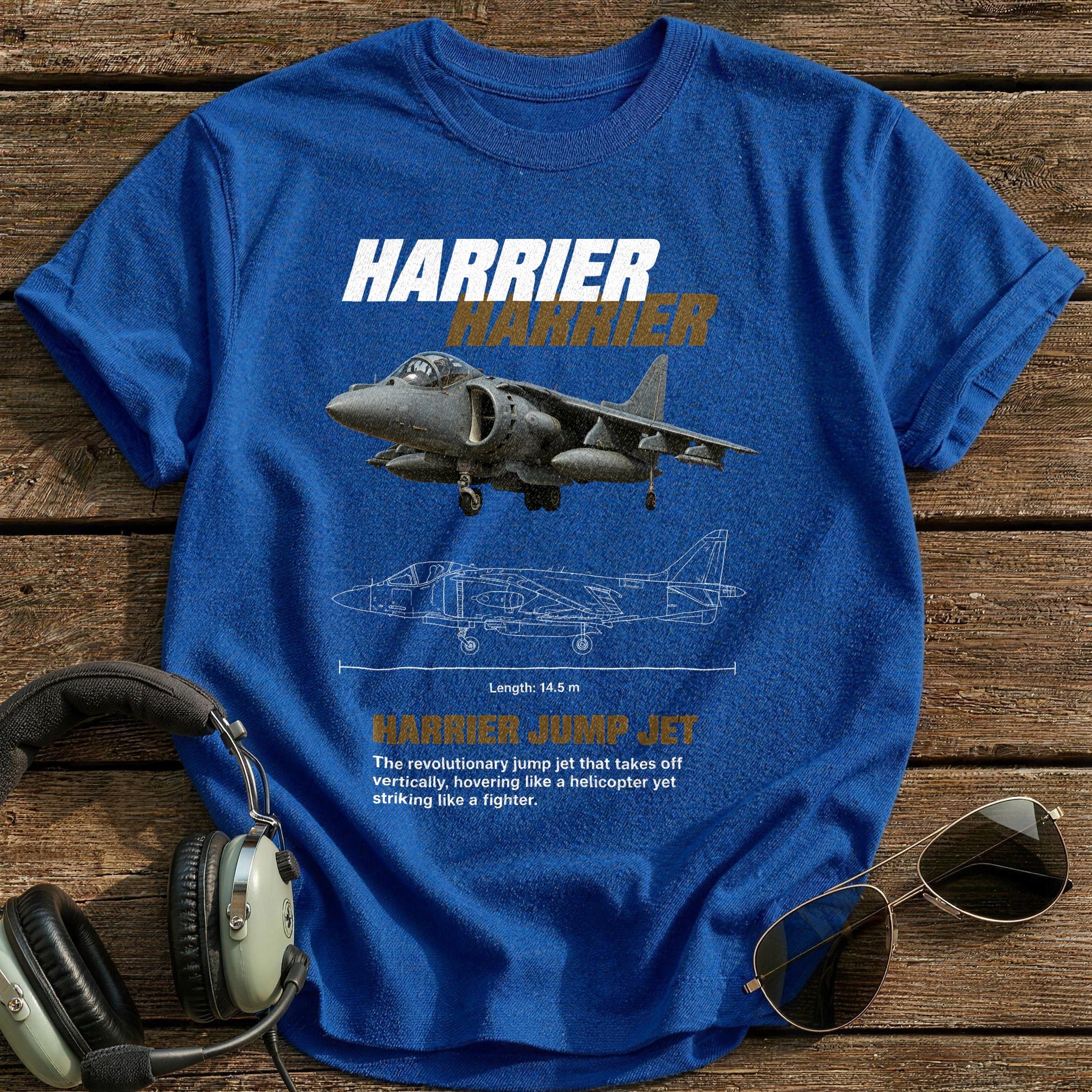Harrier 40 T-Shirt - Royal