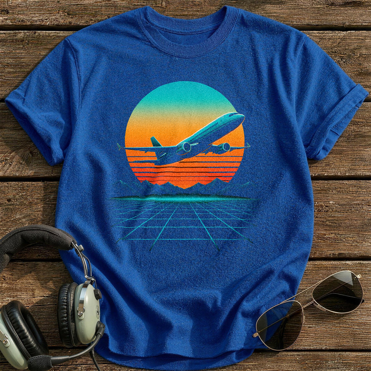 Horizon Jet Ascent T-Shirt - Royal