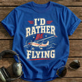 I'd Rather Be Flying 23 T-Shirt - Royal
