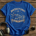 Iron Eagle Of Liberty T-Shirt - Royal