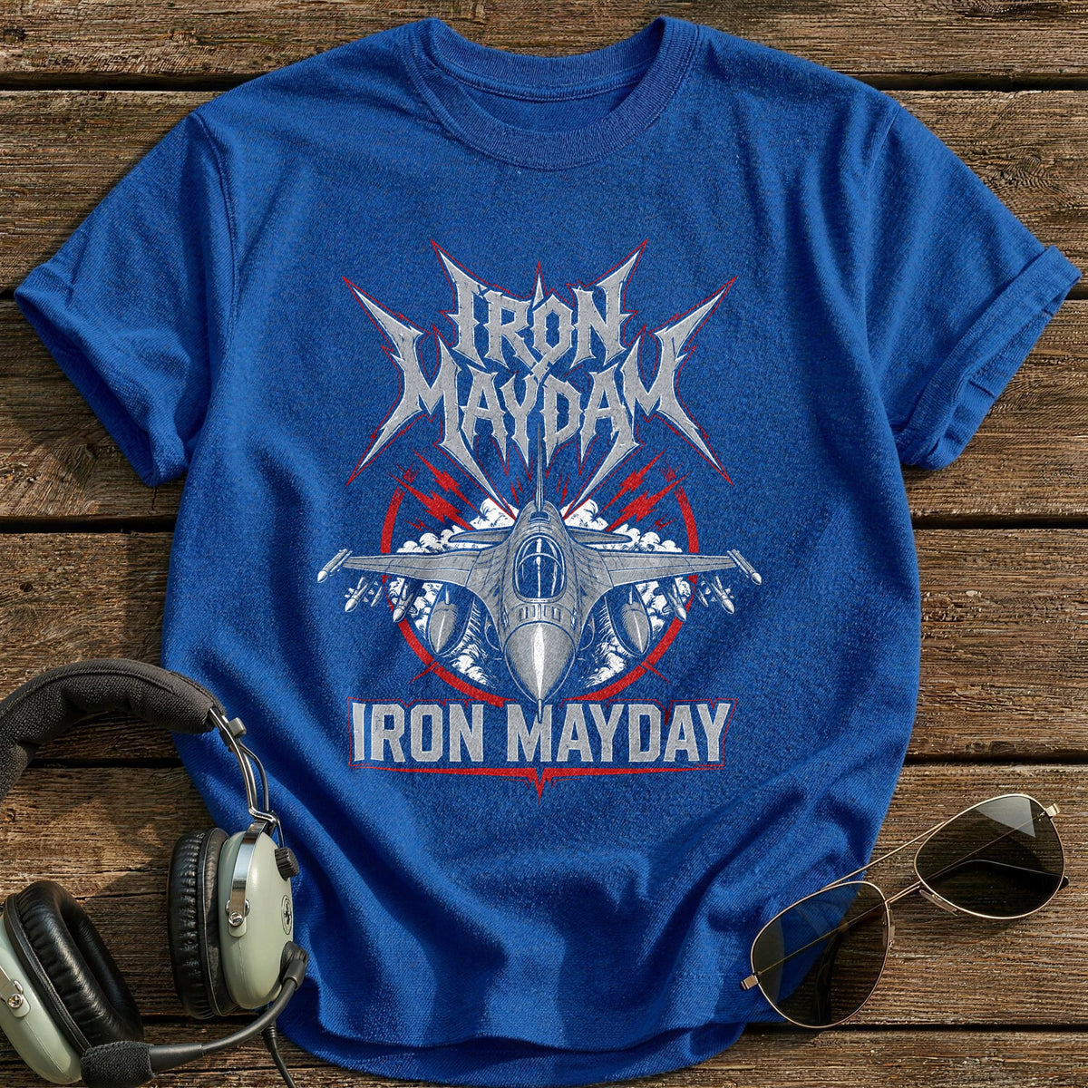 Iron Mayday T-Shirt - Royal