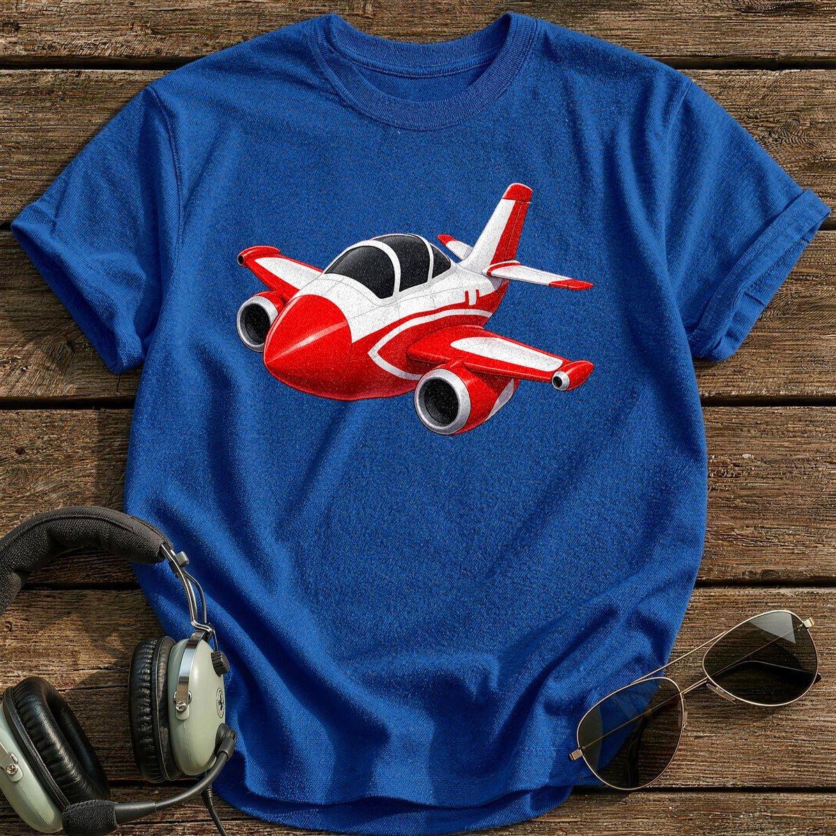 Jet Trainer 14 T-Shirt - Royal