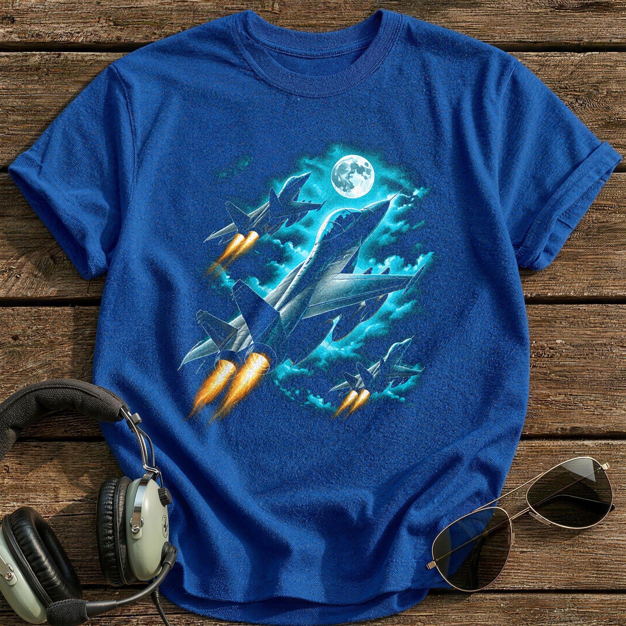 Jets Blue Moon T-Shirt - Royal