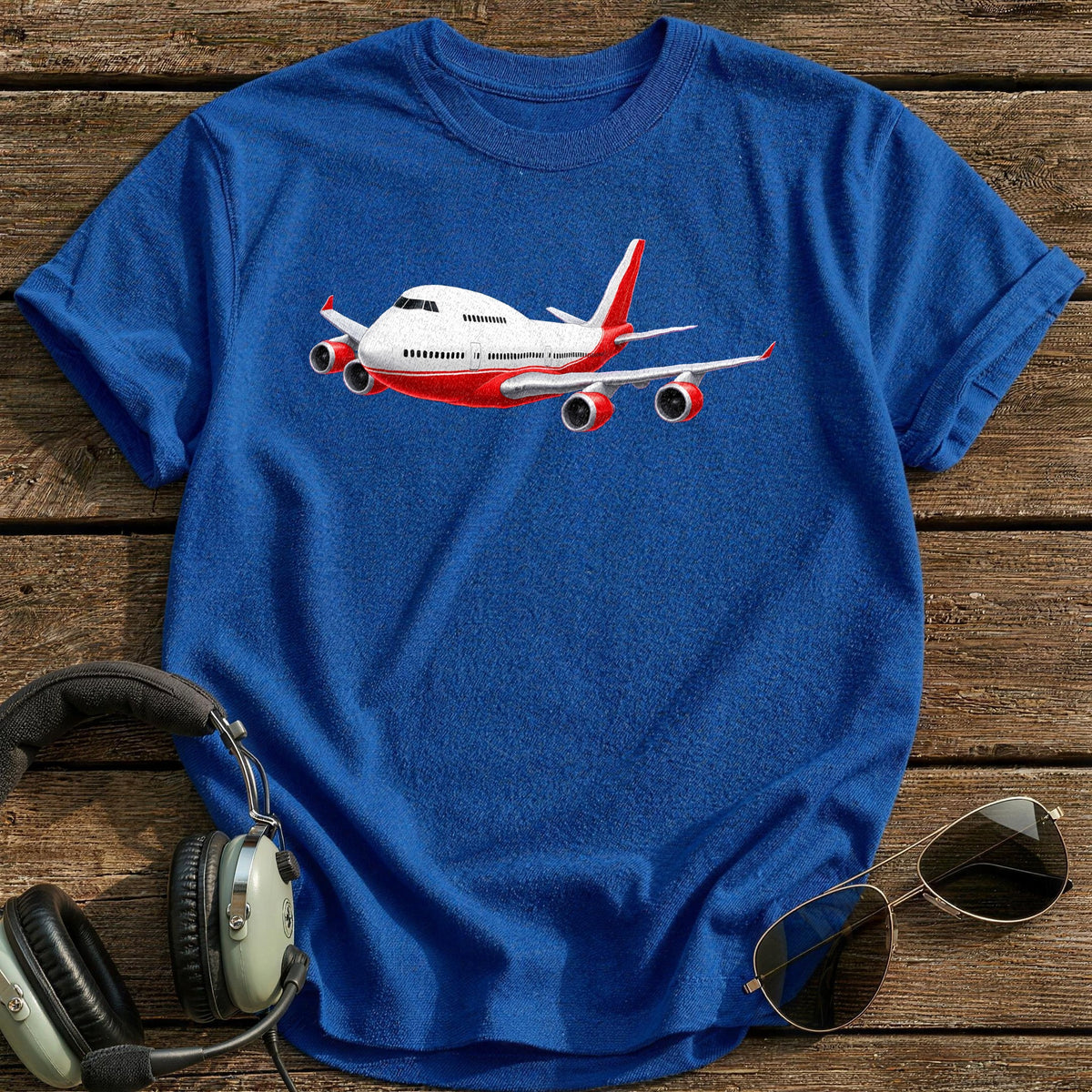 Jumbo Jet 22 T-Shirt - Royal