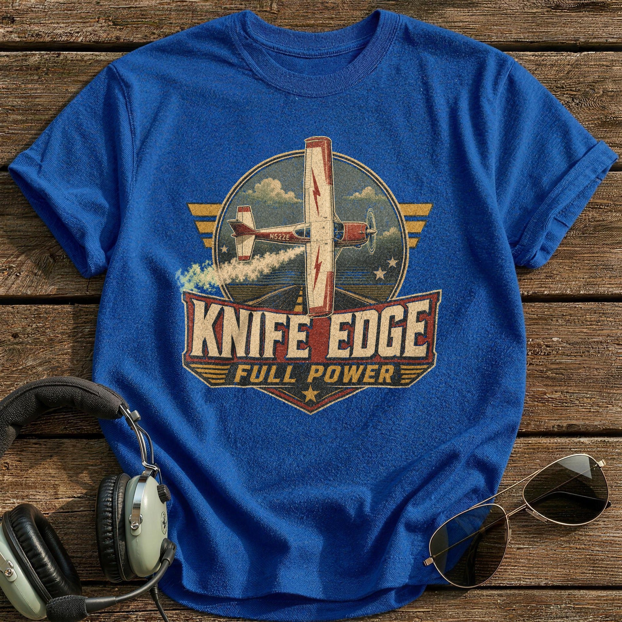 Knife Edge Full Power T-Shirt - Royal