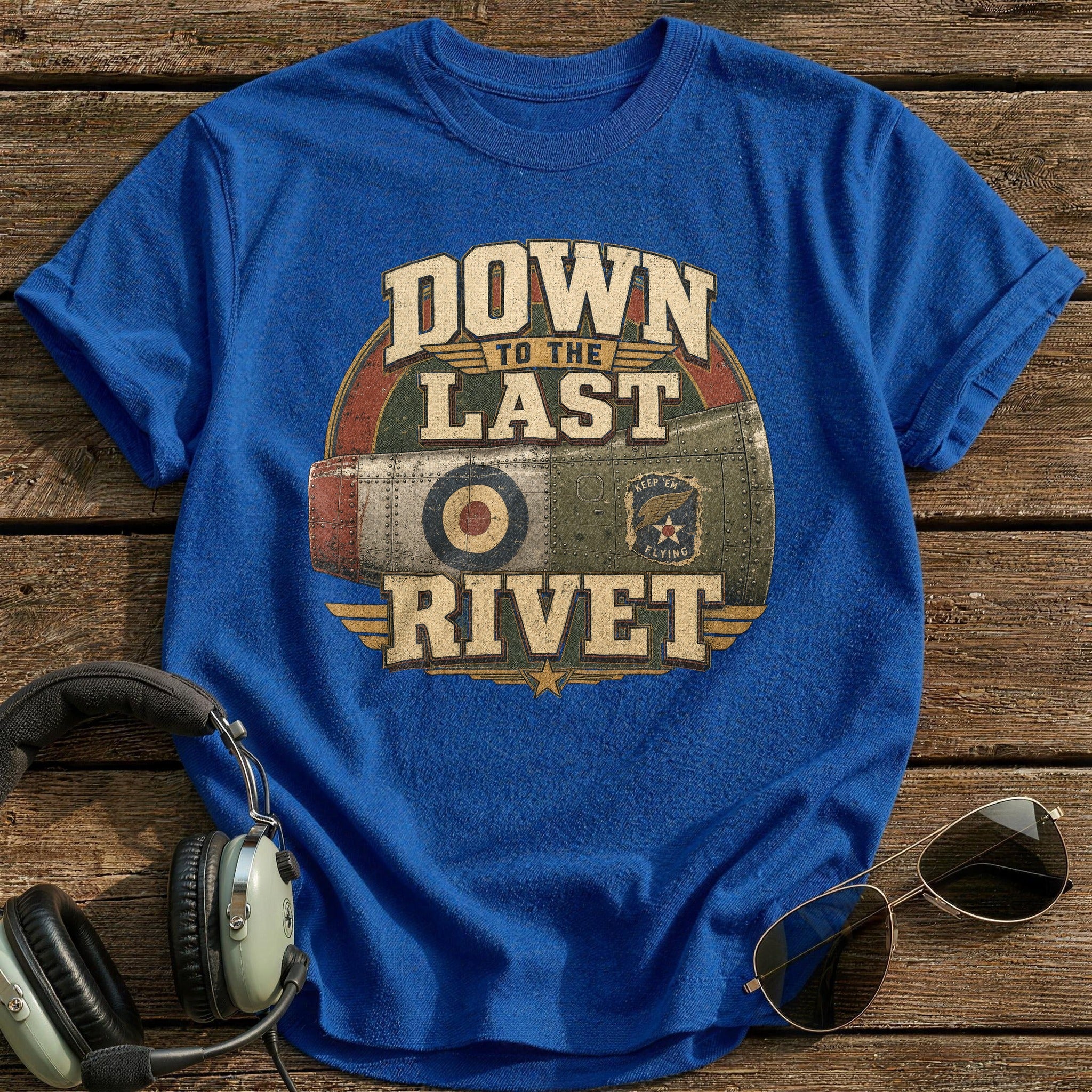 Last Rivet Standing T-Shirt - Royal