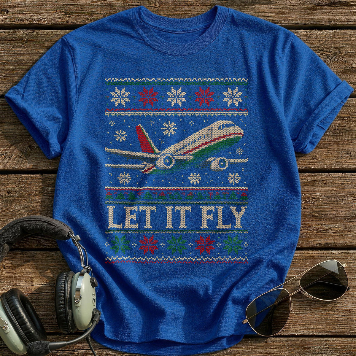 Let It Fly 38 T-Shirt - Royal