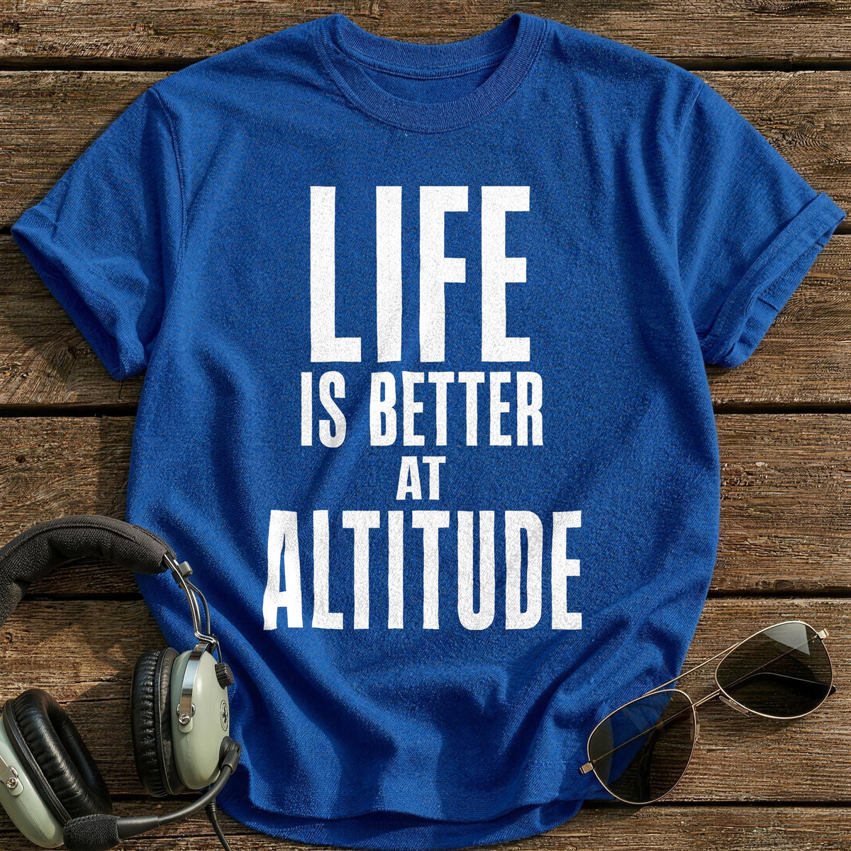 Life Better Altitude 20 T-Shirt - Royal