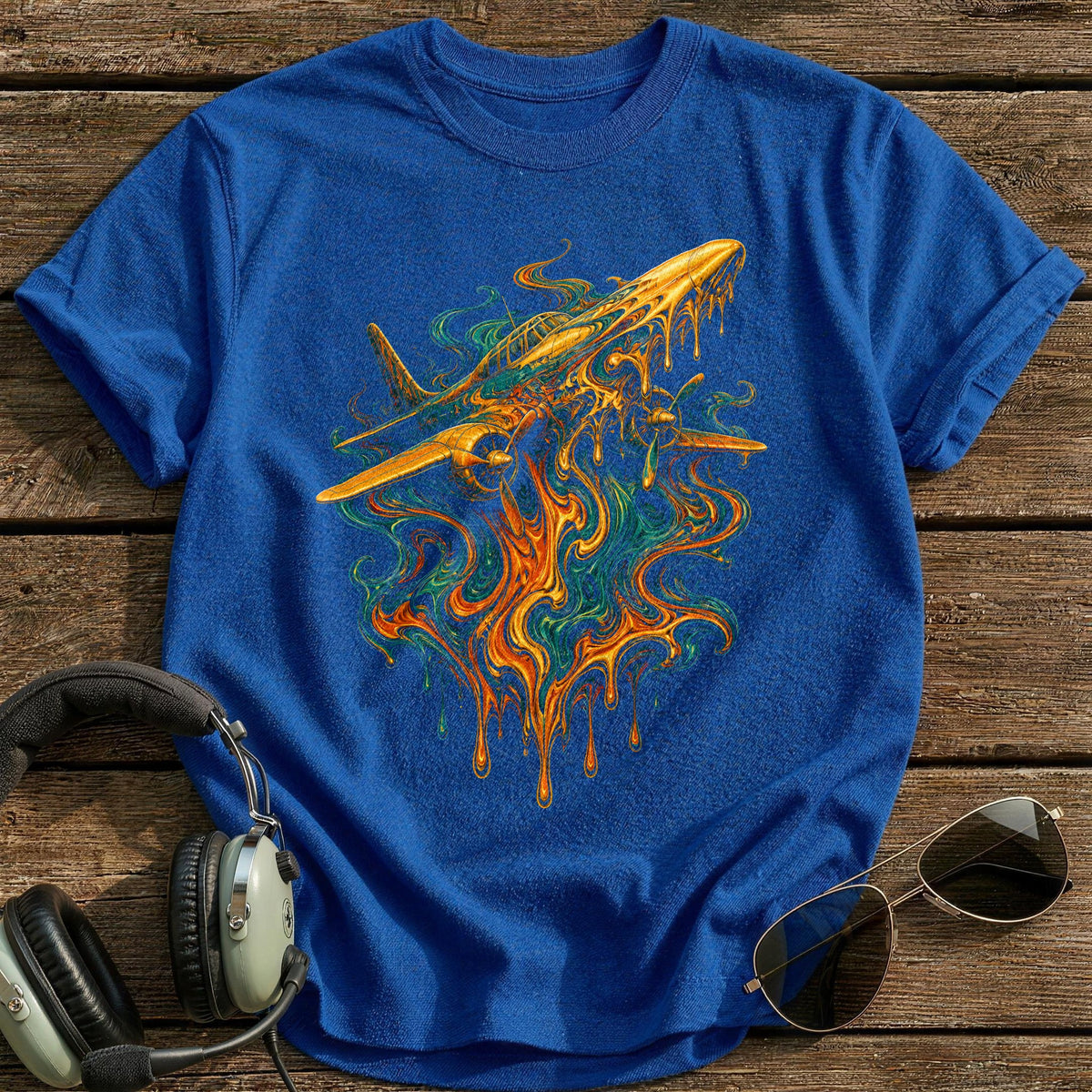 Liquid Gold Ascent T-Shirt - Royal
