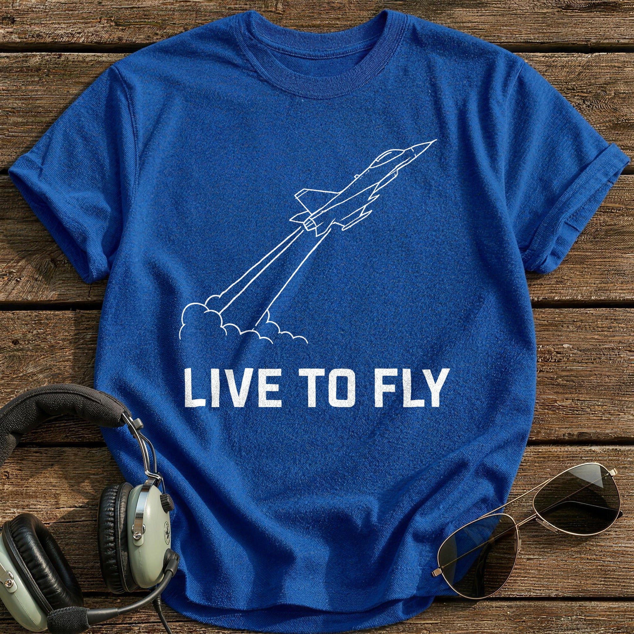 Live To Fly 97 T-Shirt - Royal