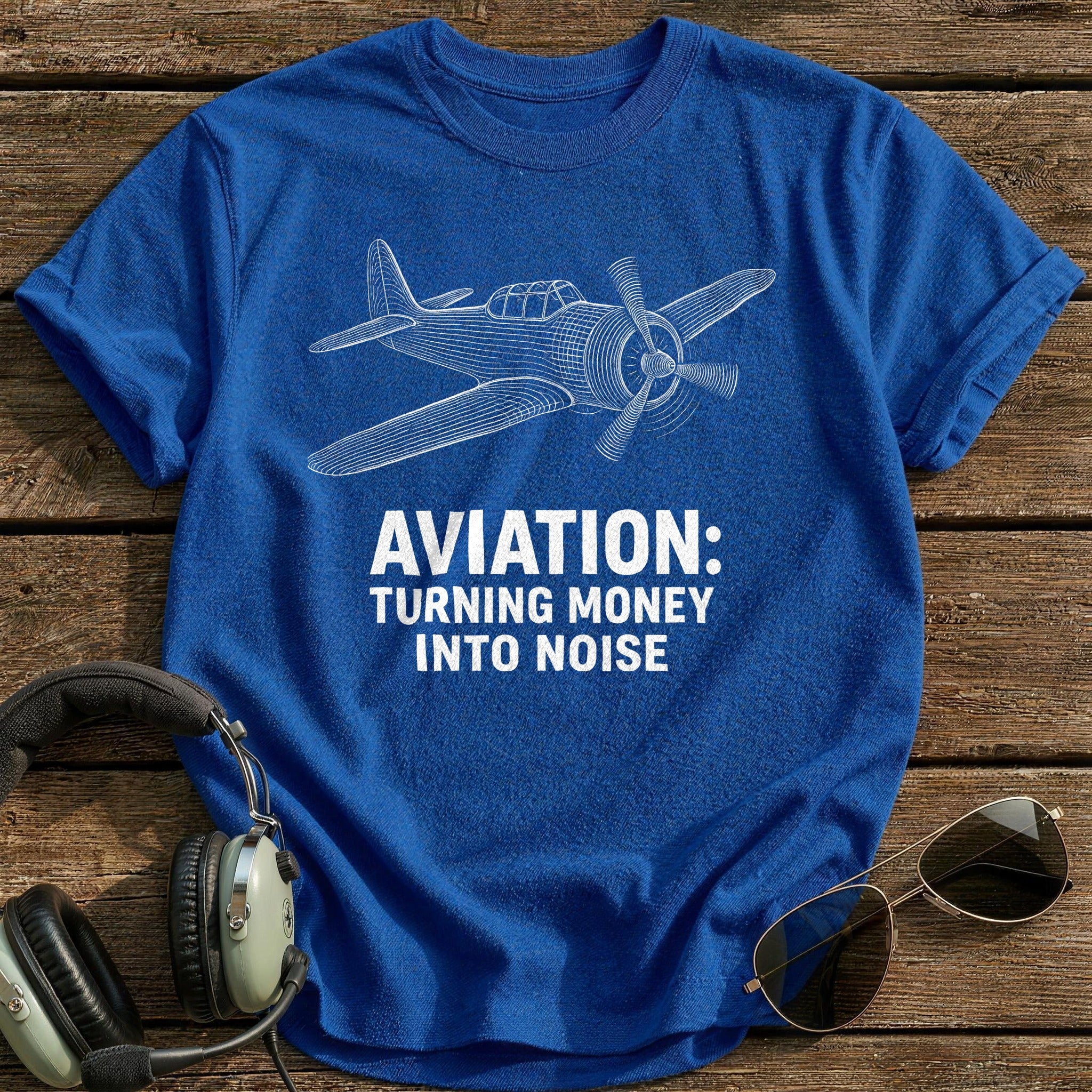 Money Into Noise 14 T-Shirt - Royal