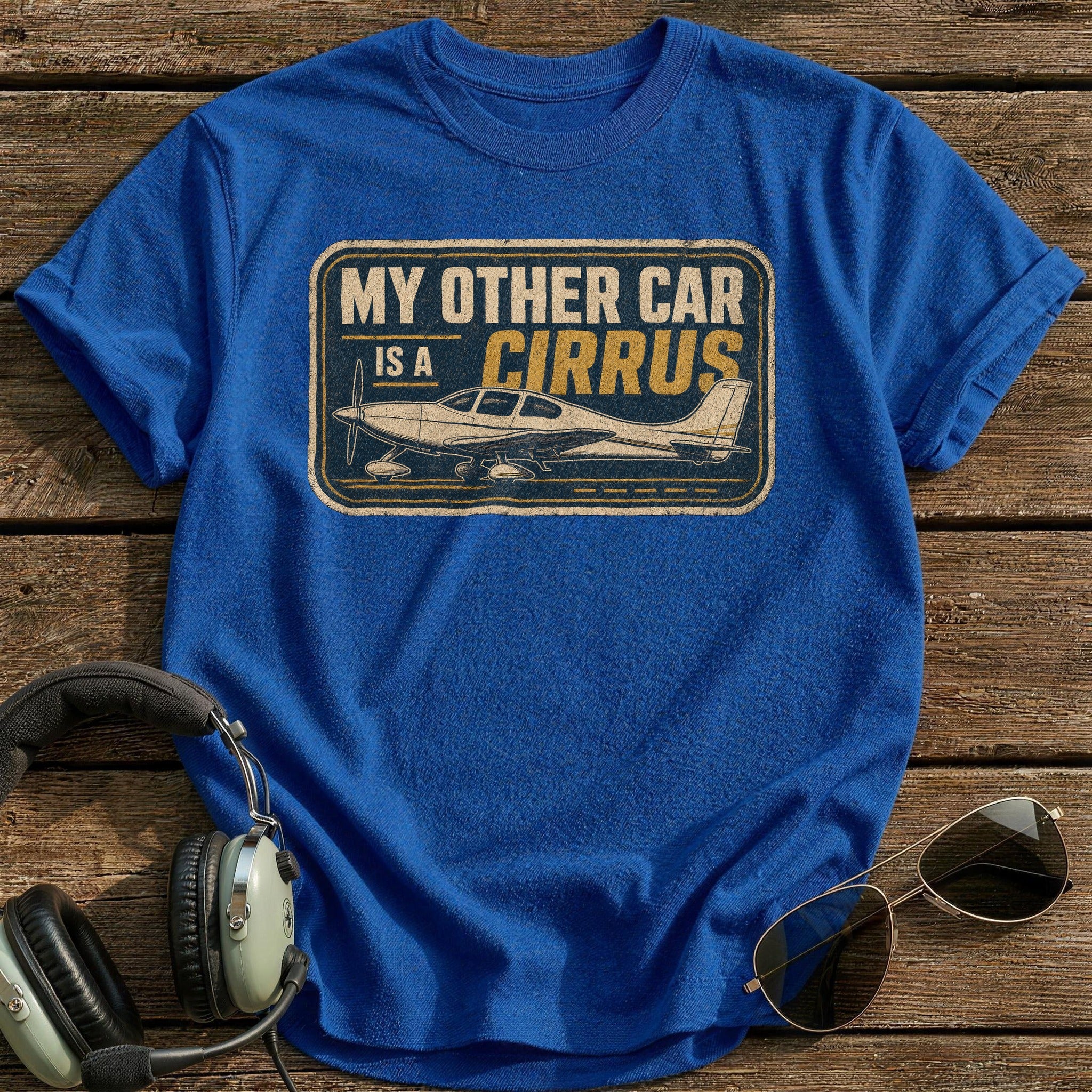 My Other Car Flies T-Shirt - Royal