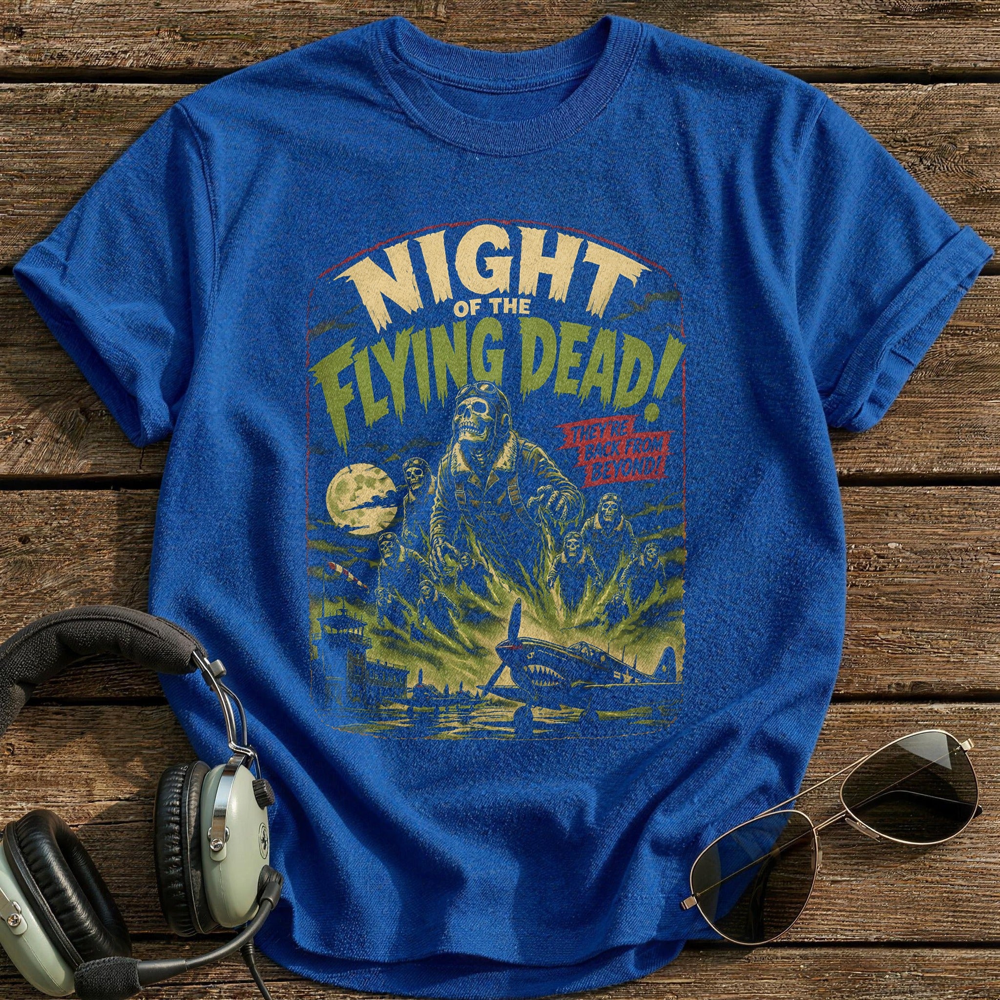 Night Of The Flying Dead 13 T-Shirt - Royal