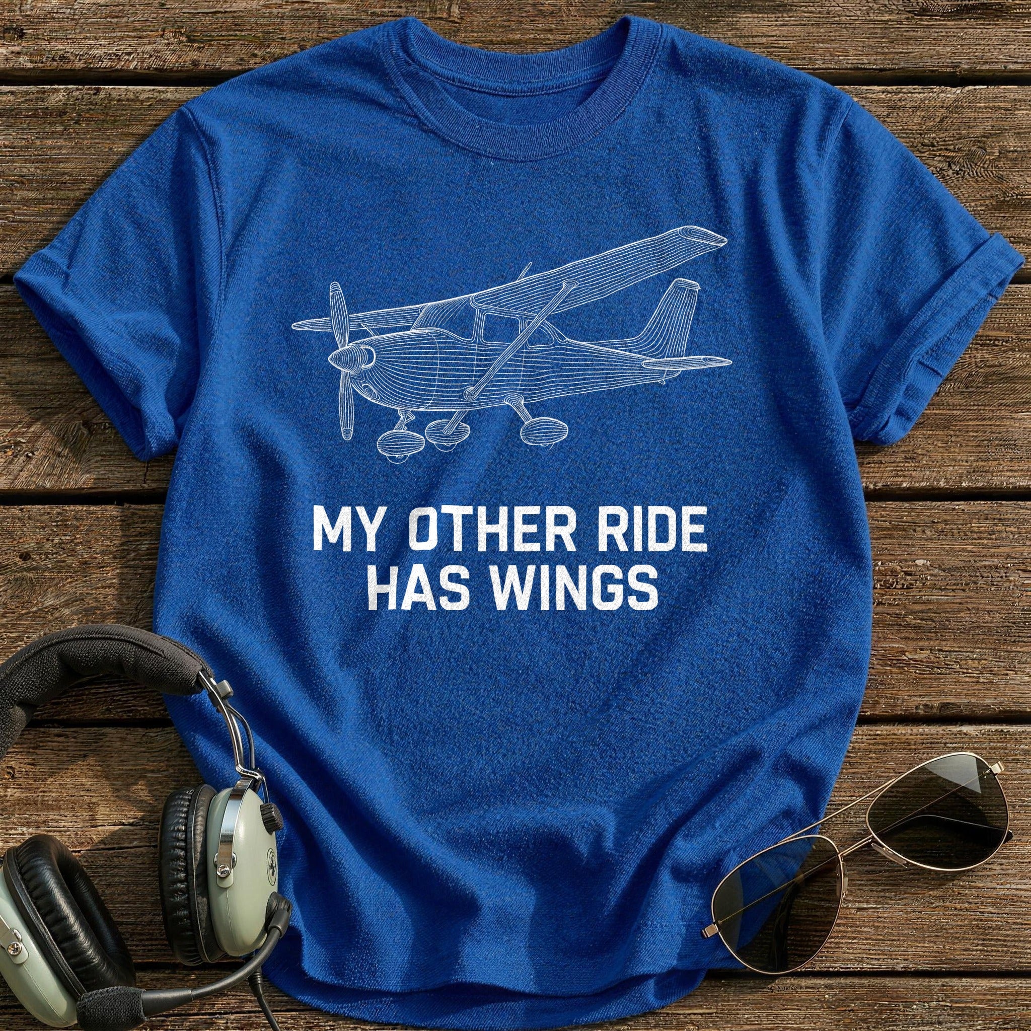 Other Ride Wings 42 T-Shirt - Royal