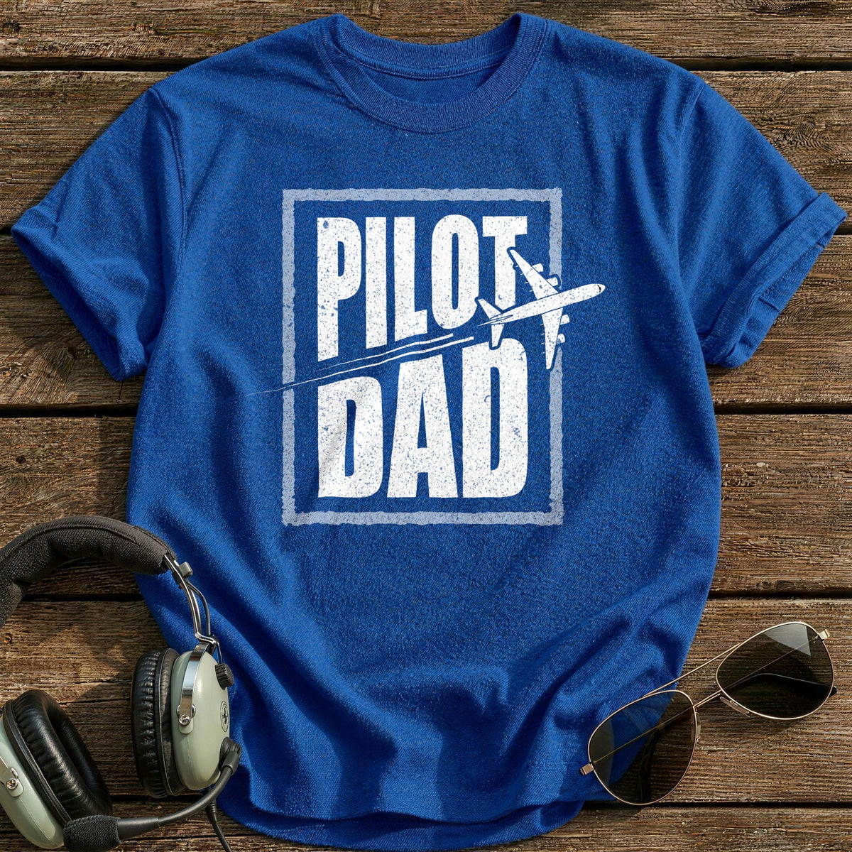 Pilot Dad T-Shirt - Royal