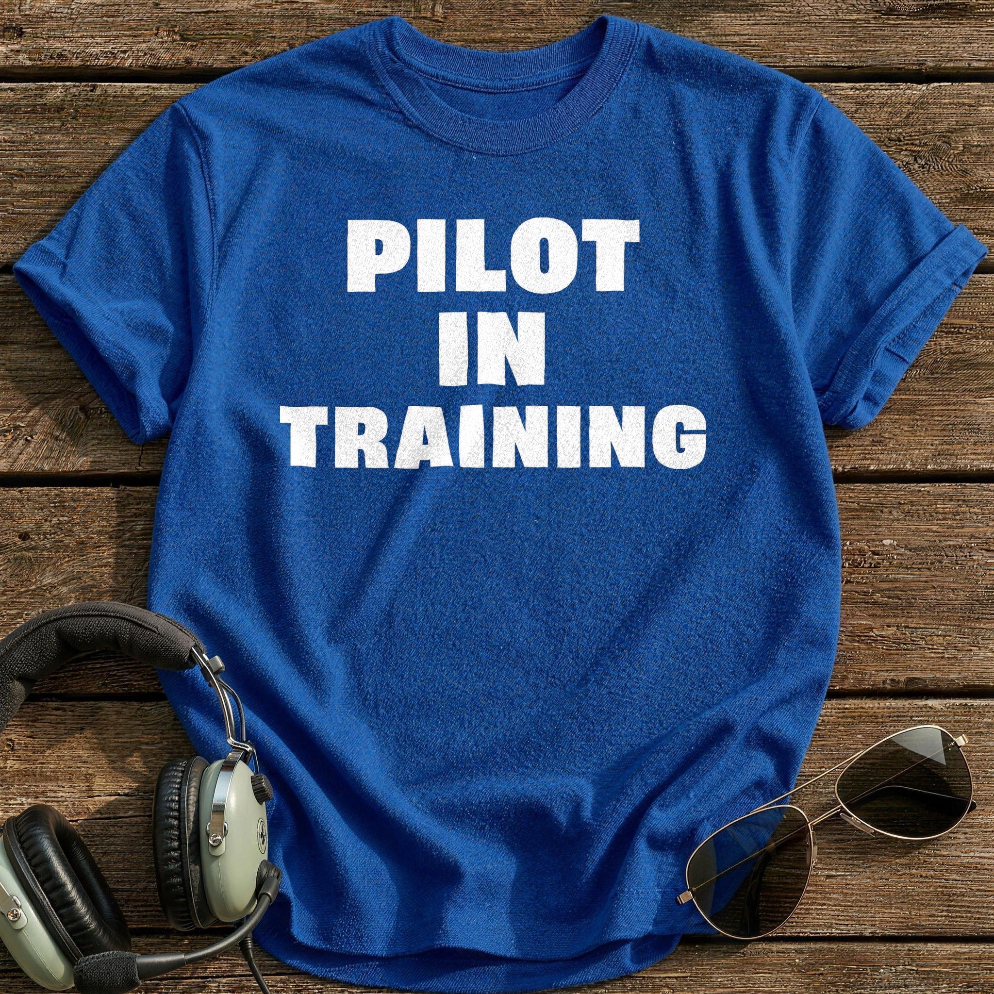 Pilot In Training T-Shirt - Royal