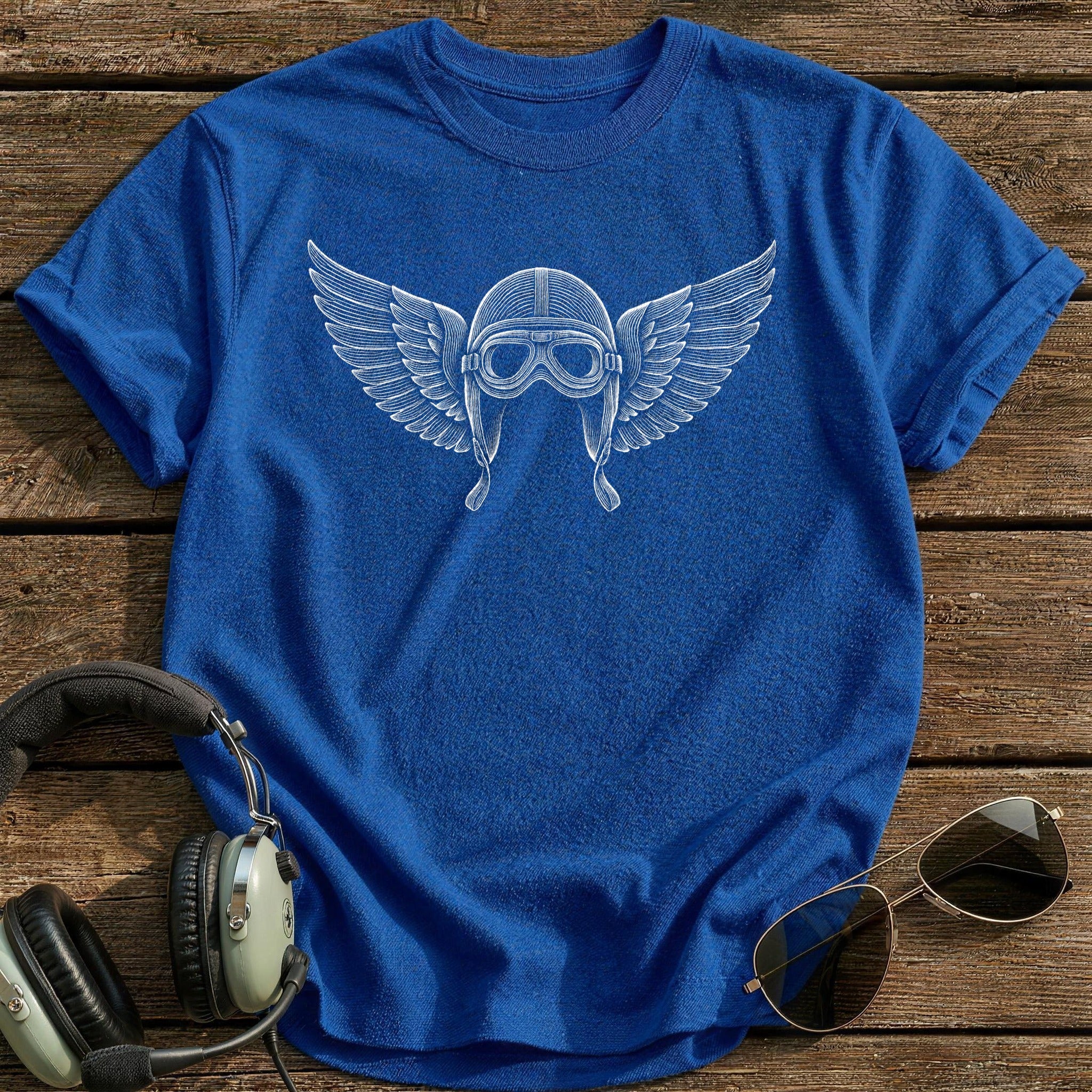 Pilot Wings 80 T-Shirt - Royal